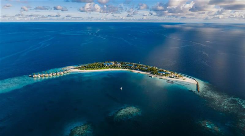 A bird view of Oaga Resort