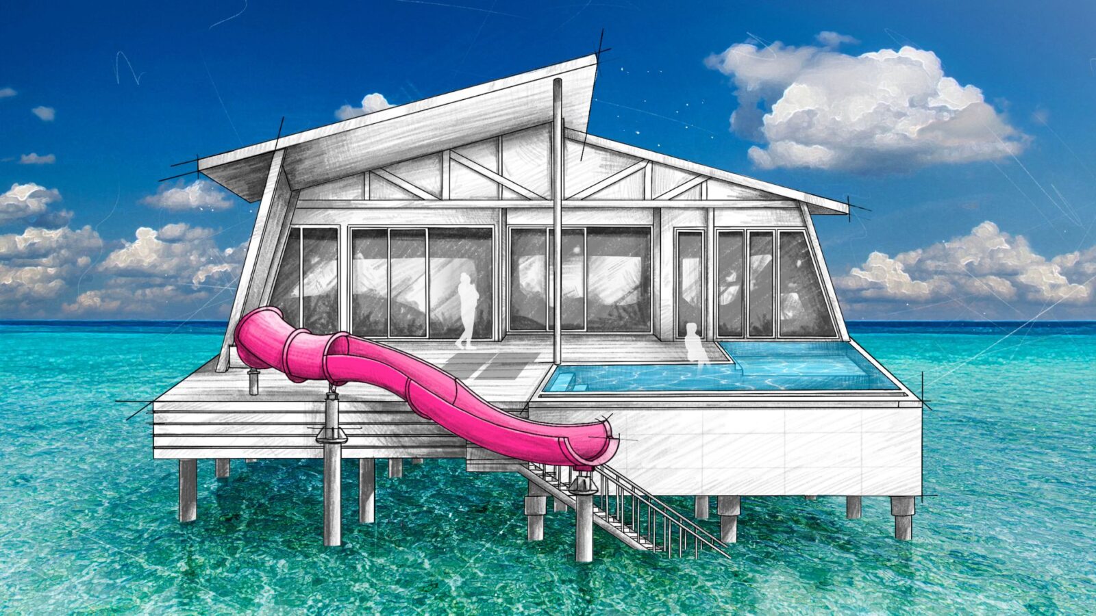 Odi Water Suite with Private Pool & Slide Image