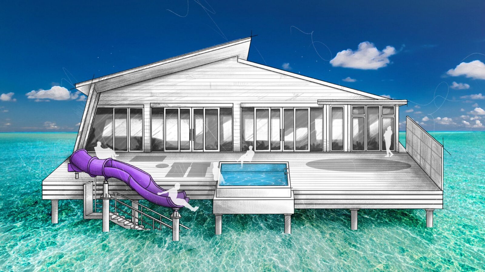 Radhun Residential Suite with Private Pool & Slide Image